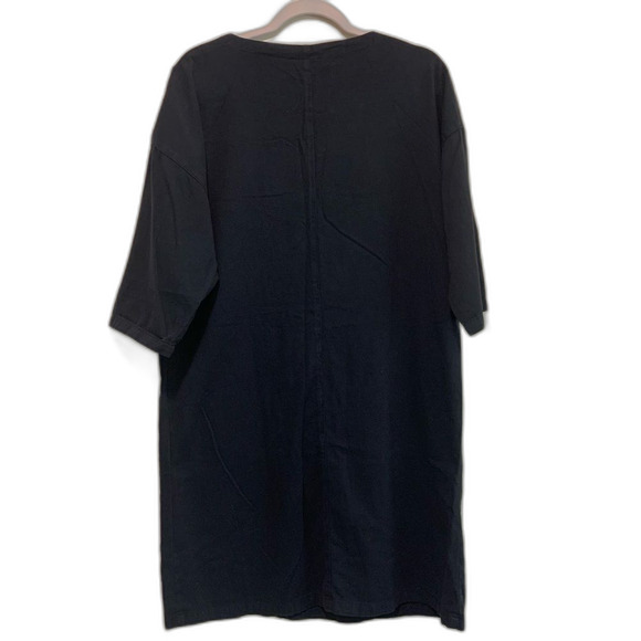 Color Me Cotton navy blue cotton tunic top dress size medium - Picture 6 of 6